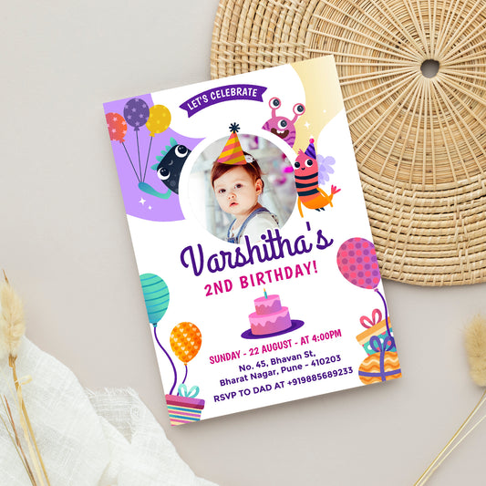 Funny Party Photo Invitation CB204