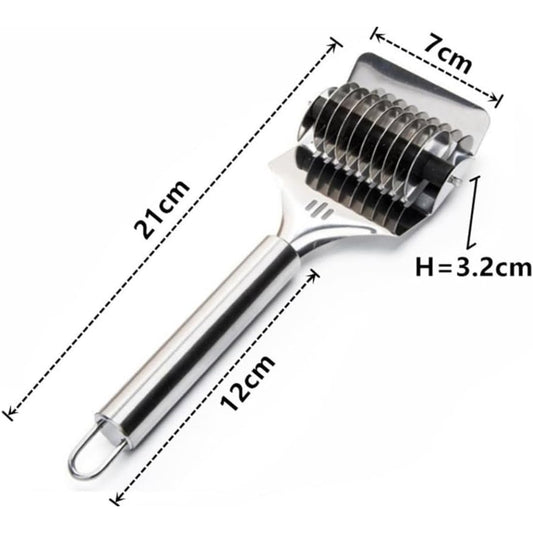 Stainless Steel Multi-Blade Herb & Dough Cutter