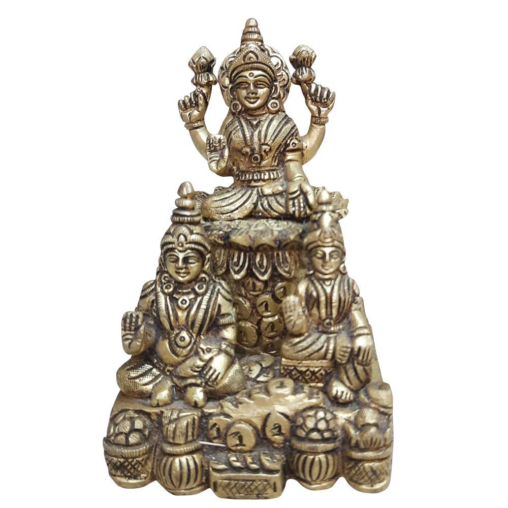 Coolboss Brass Lakshmi Kubera Statue