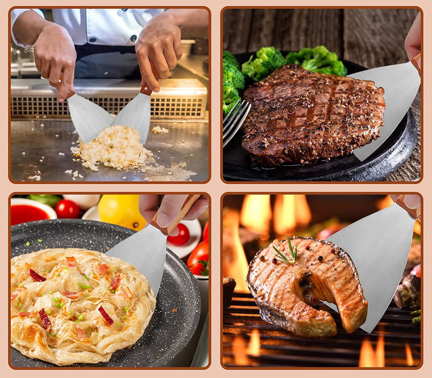 Stainless Steel Spatula 8.5 inches