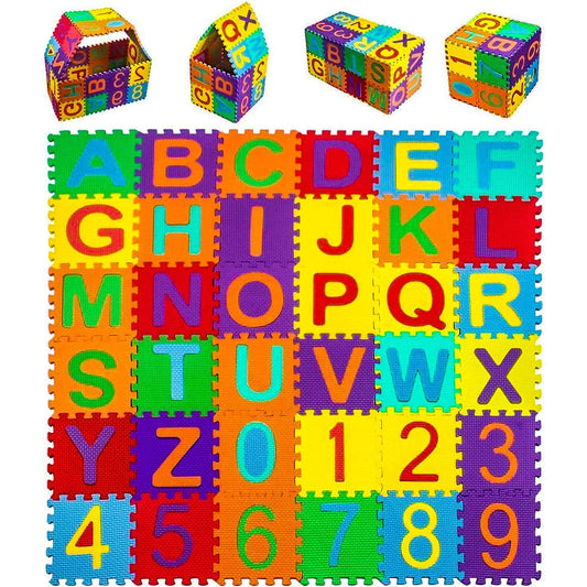 Cool Boss Multicolor ABCD Alphabet Mat Learning Toy for Kids 26 Letters
