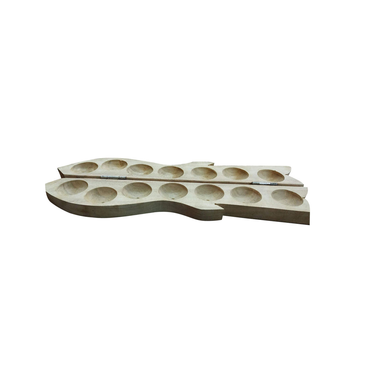 Fish Design Pallankuzhi wooden 15 inches