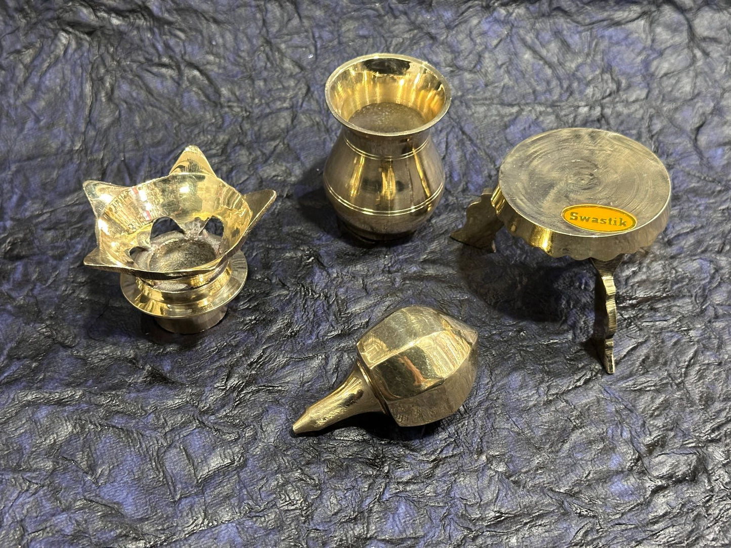Cool Boss Puja Celebrations Brass Shubham Set