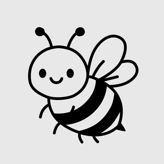 Cute Bee SVG PNG Digital Download