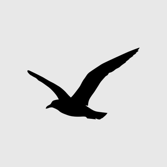 Flying Bird Silhouette SVG | Bird Outline Clipart | Wildlife Vector for Cricut & Laser Cutting