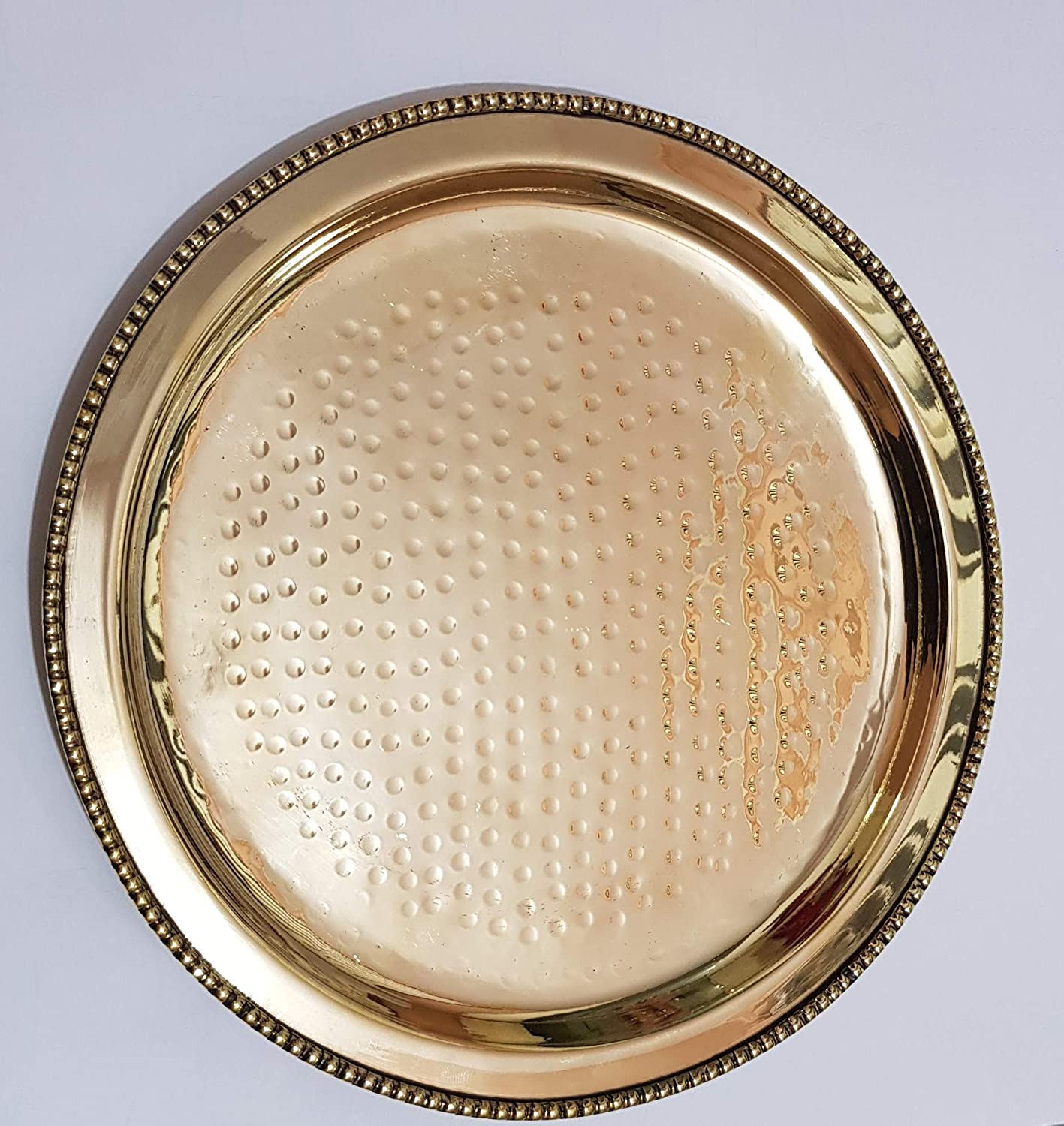 Pooja Plate Brass 10 inches