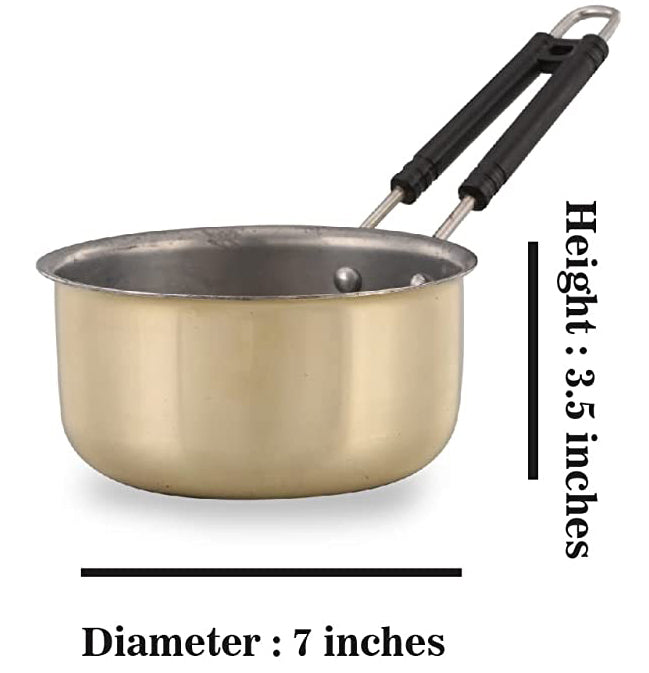 Brass Frypan Tincoated 7 inches