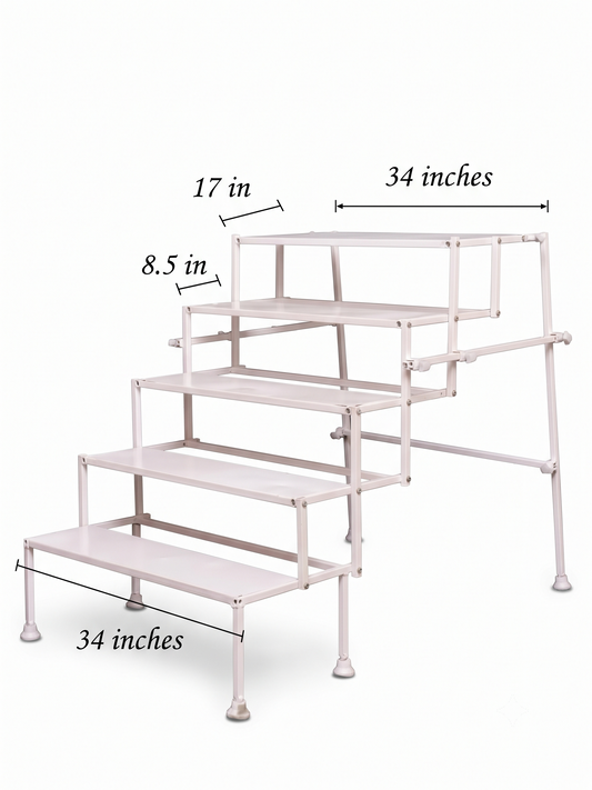 5 Step Heavy Duty Metal Navarathri Golu Padi