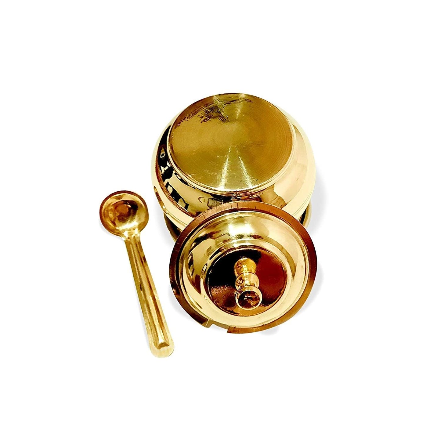 Ghee/ Pickle Container Brass 4 inches