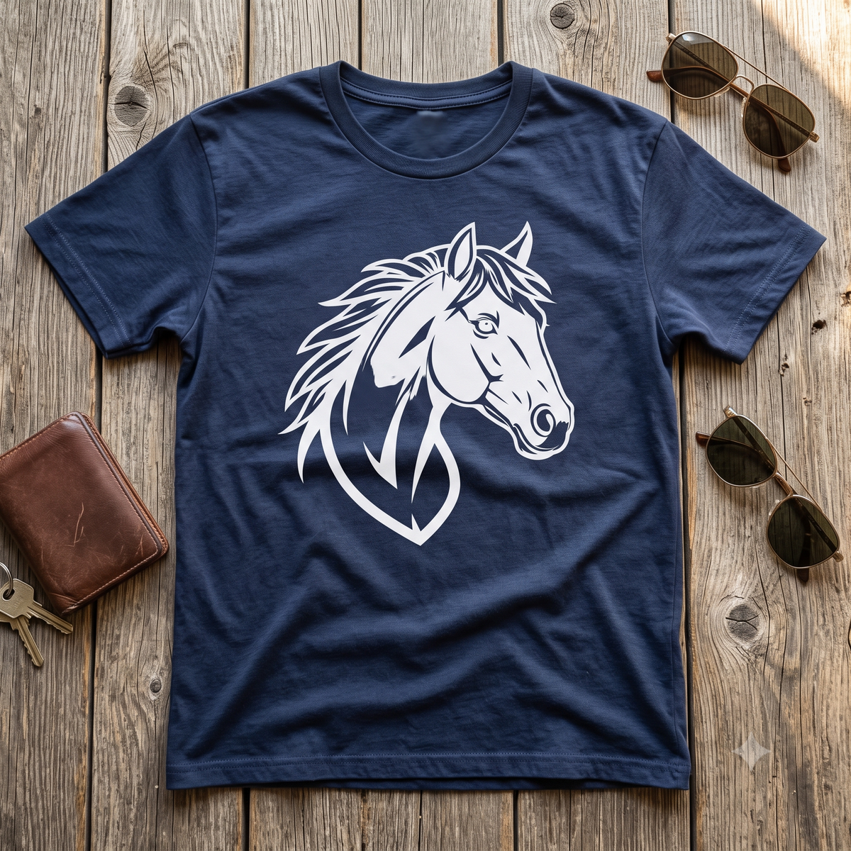 Horse Head Vector Logo SVG PNG EPS Instant Download
