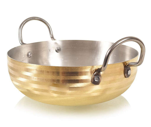Handmade Brass kadaai 10 inches