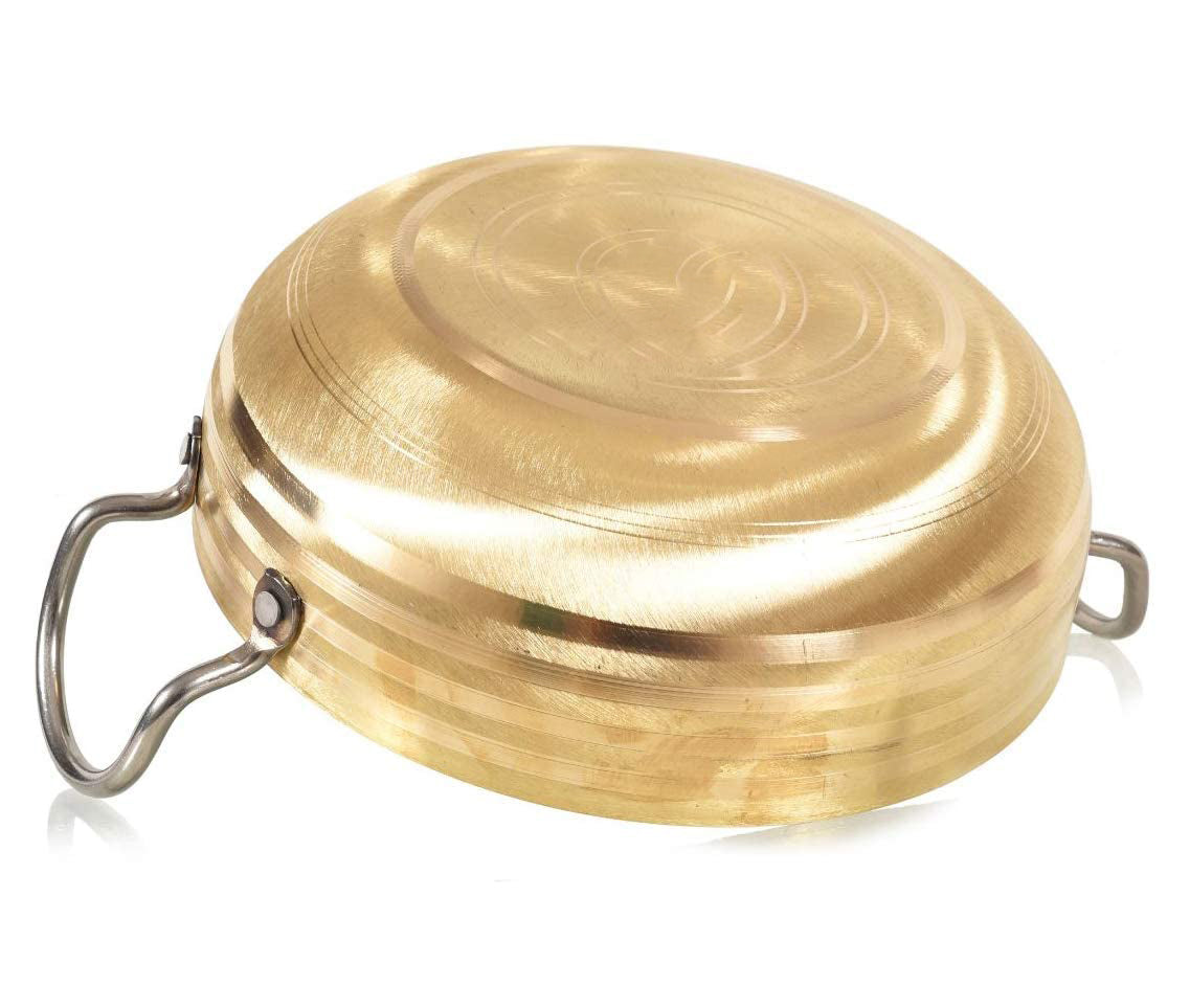 Handmade Brass kadaai 10 inches