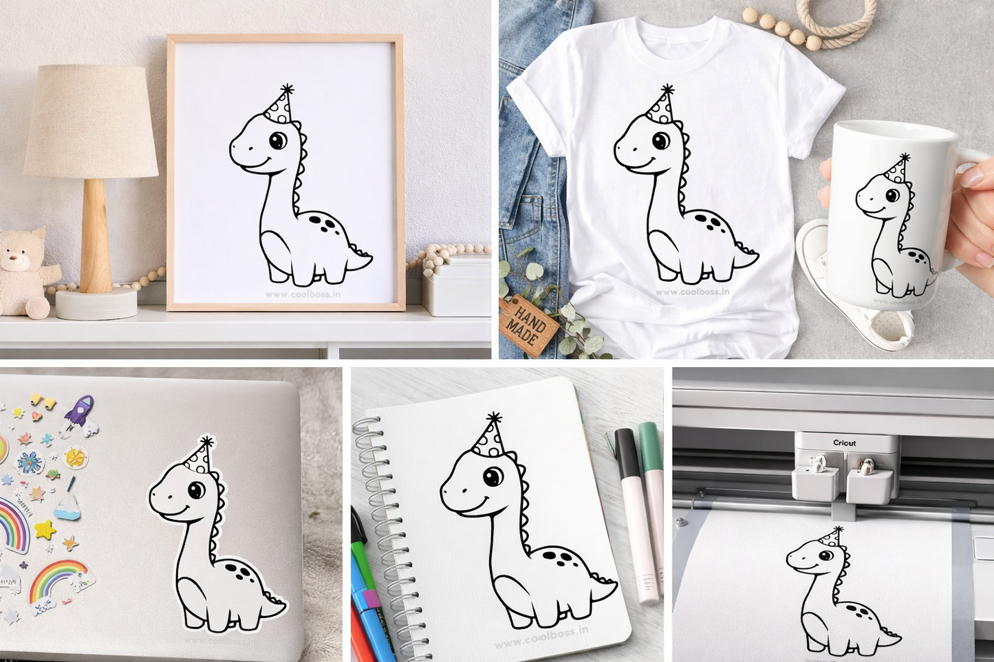 Dinosaur SVG PNG Digital Download