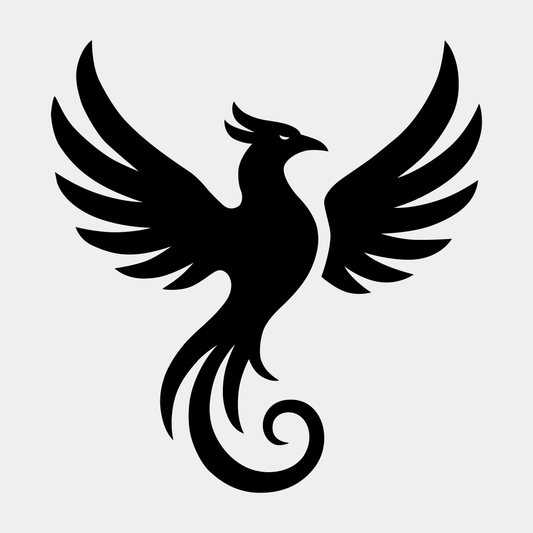 Phoenix Silhouette SVG PNG Firebird Vector Design for Cricut Projects