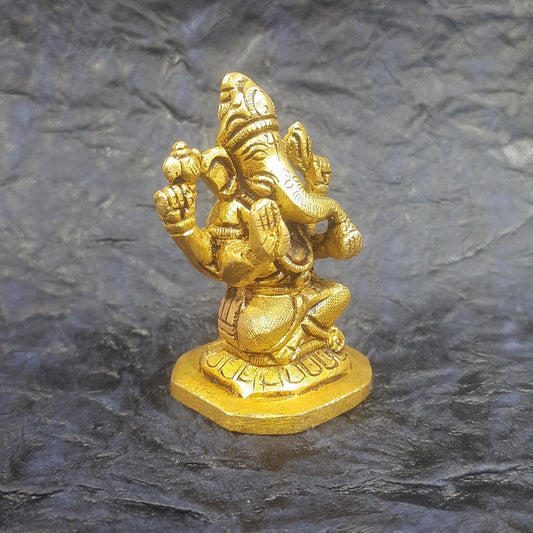 6 cm Brass Ganesh