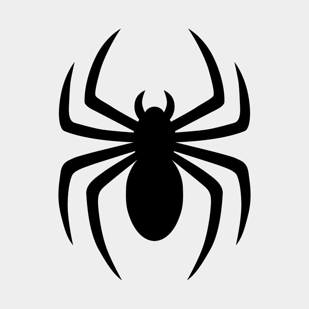 Spider Silhouette SVG PNG Spooky Halloween Vector Design