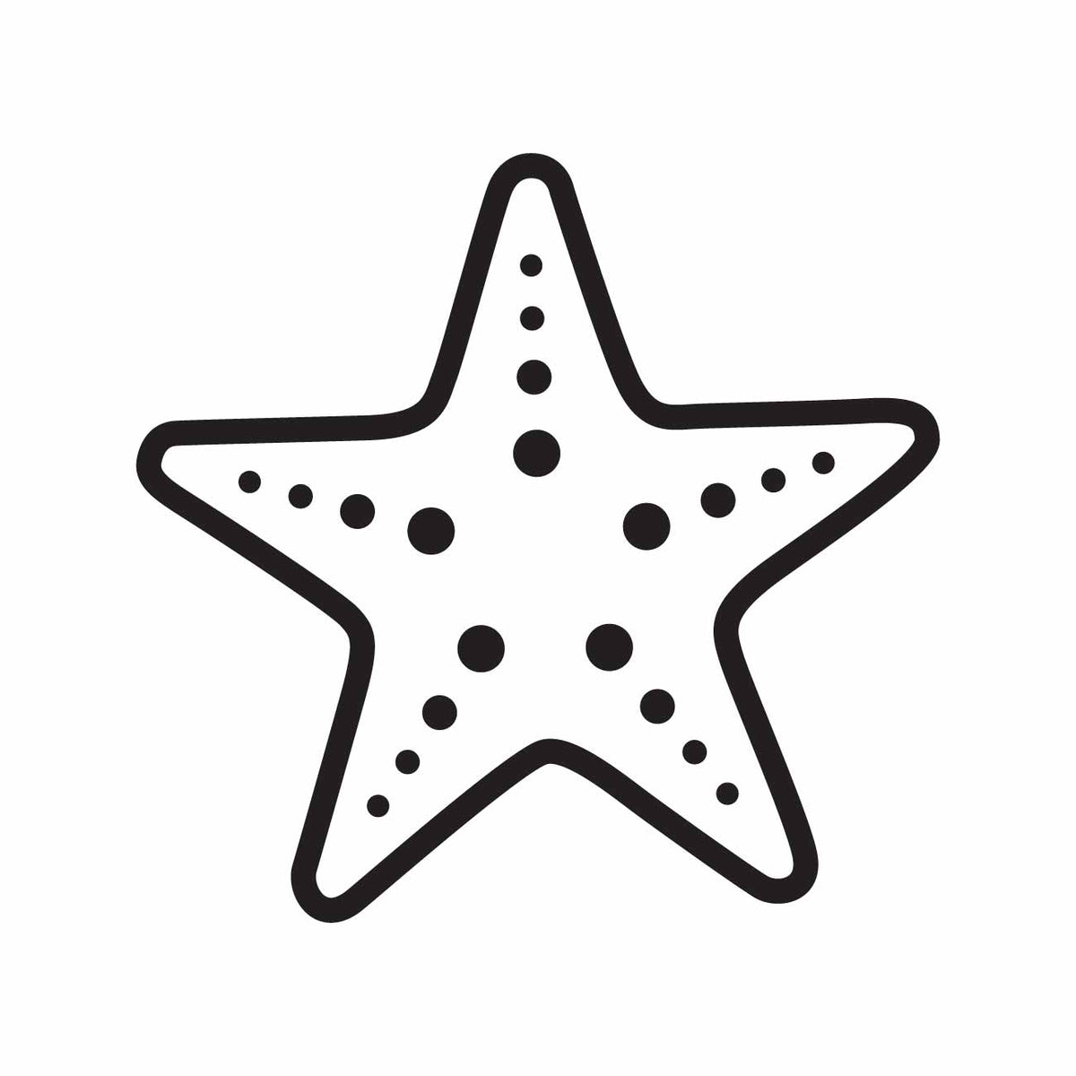 Star Fish PNG SVG Digital Download