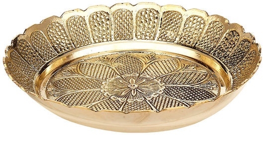 Pooja Thali Brass 5 inches