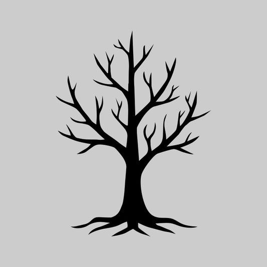 Minimalist Bare Tree SVG PNG Digital Download