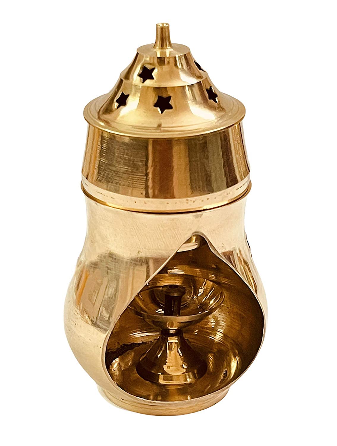Special Pooja Diya Brass 6.5 inches
