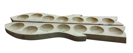 Fish Design Pallankuzhi wooden 15 inches