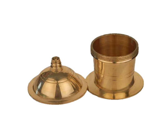 Kumkum Box Brass 2 inches