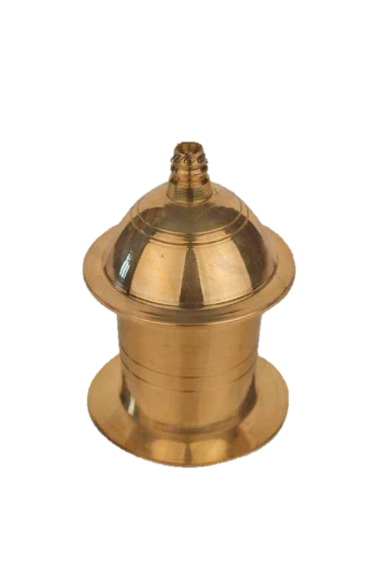 Kumkum Box Brass 2 inches
