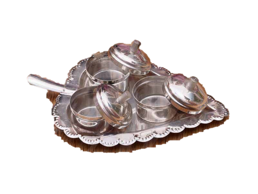 Kumkum Holder Steel 7 inches