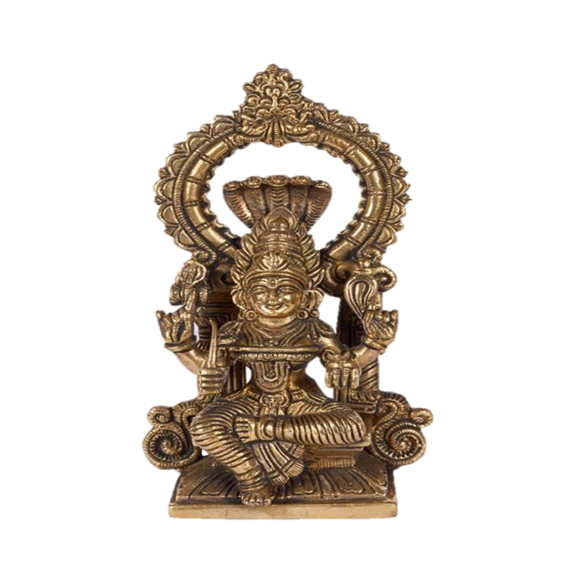 Mariamman Statue Brass 7.5 inches
