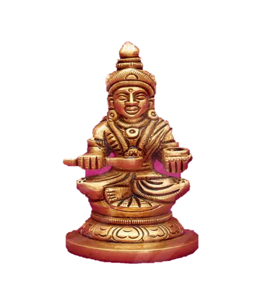 Annalakshmi Statue Brass 3 inches