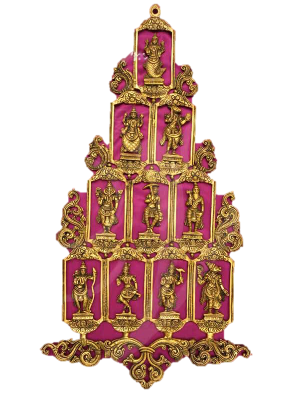 Dhasavadhara Statue Brass 64 cm