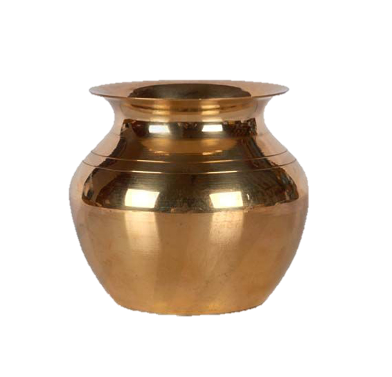 Plain Brass kalasham 3.2 Inches