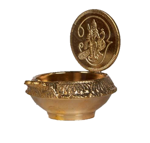 Kubera Diya Brass 2 inches
