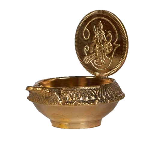 Kubera Diya Brass 2 inches