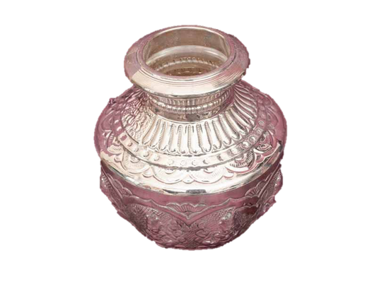 Astalakshmi Kalasham Silver 7 Inches