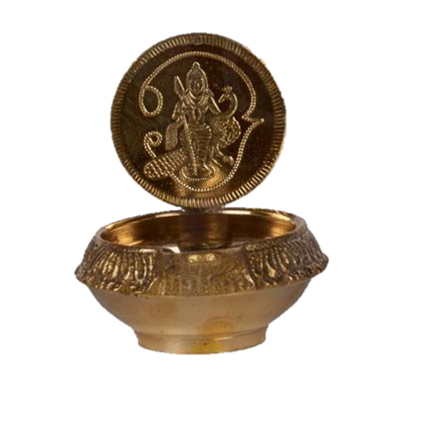 Kubera Diya Brass 2 inches