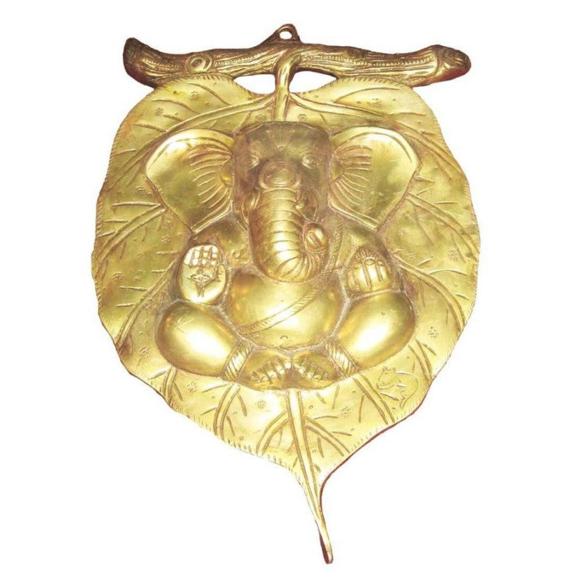 Ganesh Leaf Wall hanging