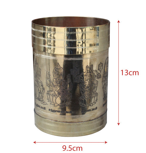 Asta Lakshmi padi - Brass