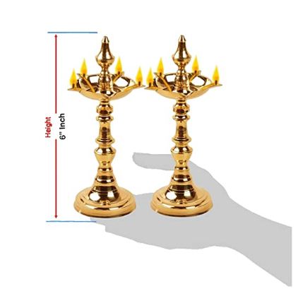 Brass Vilakku Small 6 inches