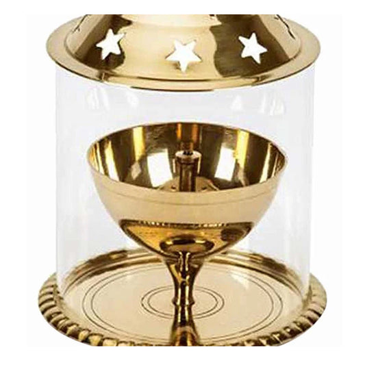 Brass Diya Mirror 4 inches