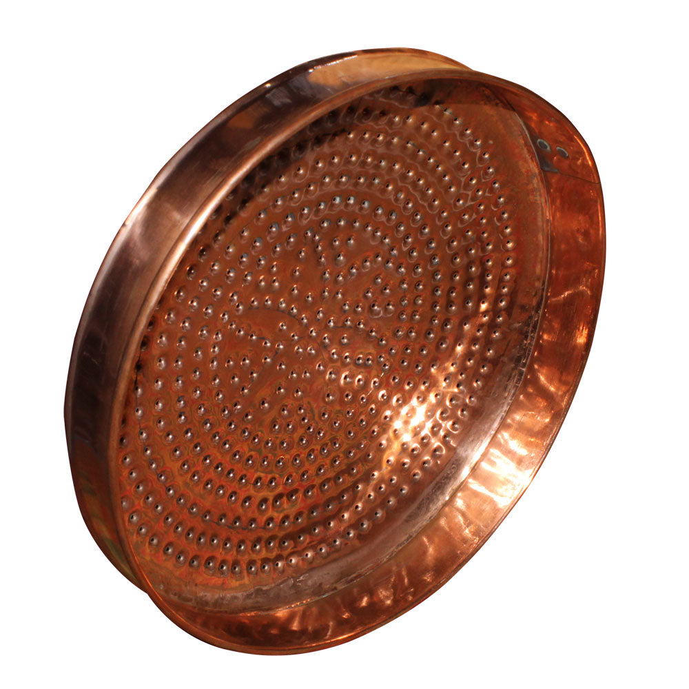 Copper Jelleda, Sieve, Round Plate