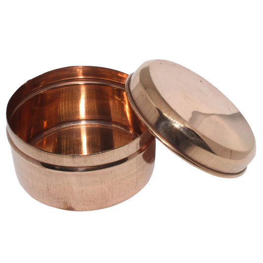 Copper Storage Box, 12 pcs, with lid, 100 ml