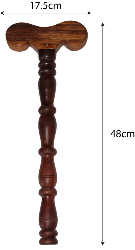 Yoga Danda Wooden 48cm Wooden Danda