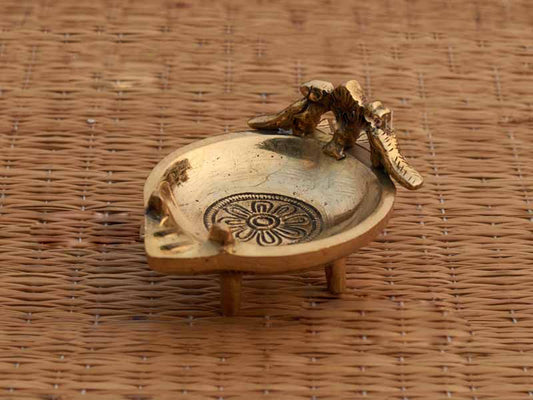 Brass Peacock Vilakku 2 Inches