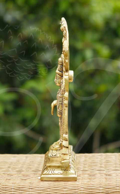 Lord Venkateswara Brass Statue 8 Inches
