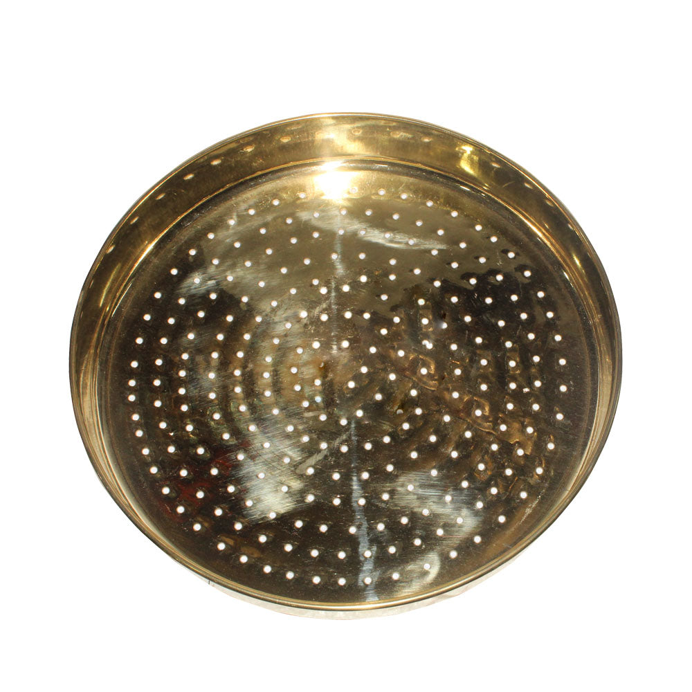 Brass Jelleda, Sieve, Round Plate, Channi