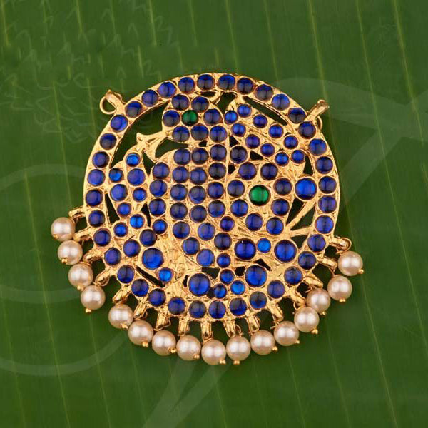 Rakodi Blue Kemp Stone Hair Ornament