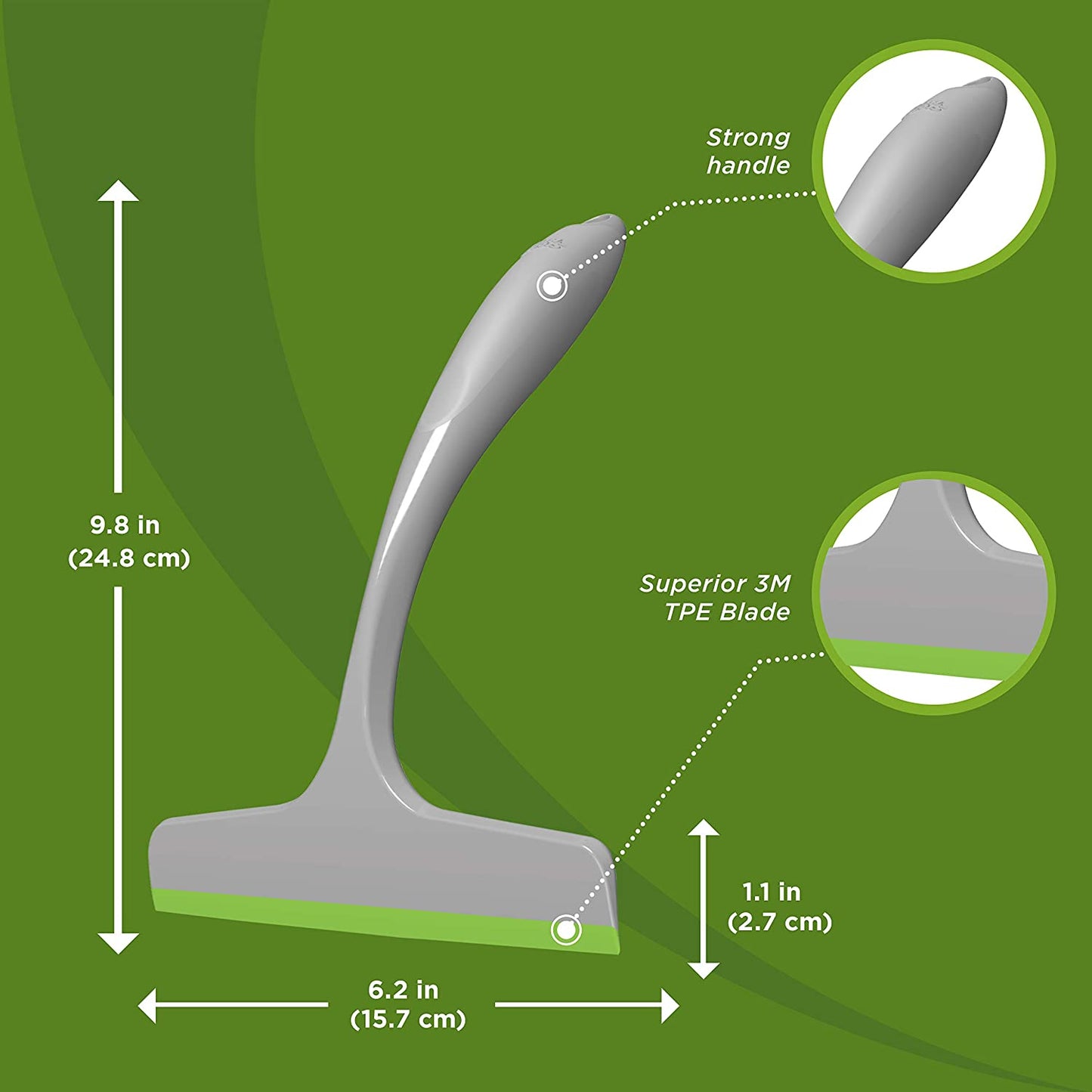 Kitchen Wiper Plastic 10 Inches