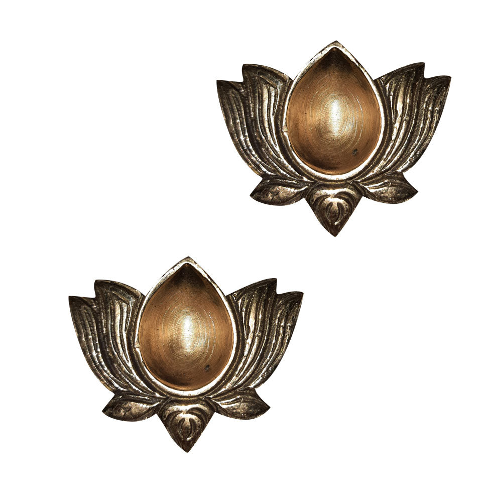 Lotus Vilakku Brass 3 inches