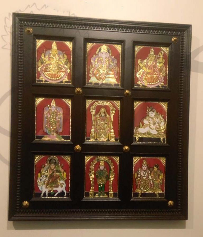 Pooja Mandir Mandap Wooden 26 inches